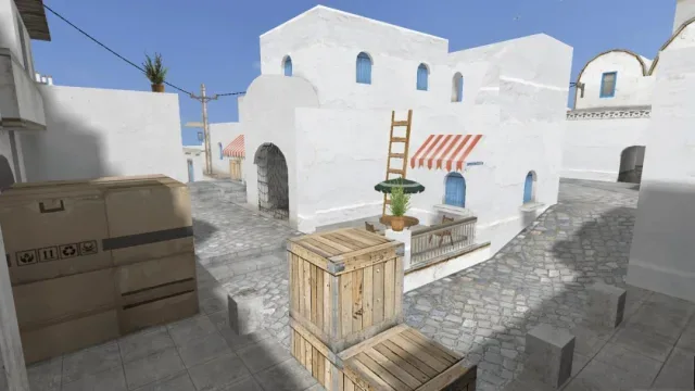 CS 1.6 map de_santorini