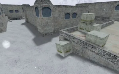 CS 1.6 map de_dust2_snow