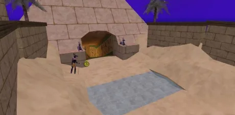CS 1.6 map deathrun_crash_egypt
