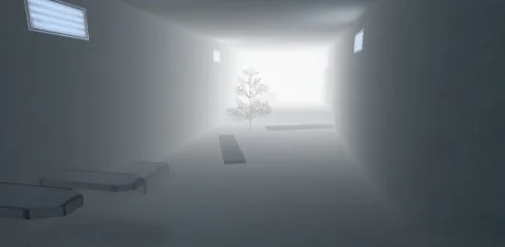 CS 1.6 map deathrun_snow_wind_v2